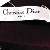 Christian Dior top en cachemire avec strass