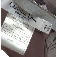 Christian Dior Kleid aus Seide in Grau