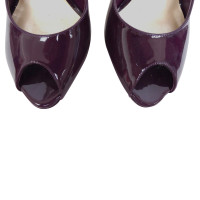Christian Dior Peptoes patent leather