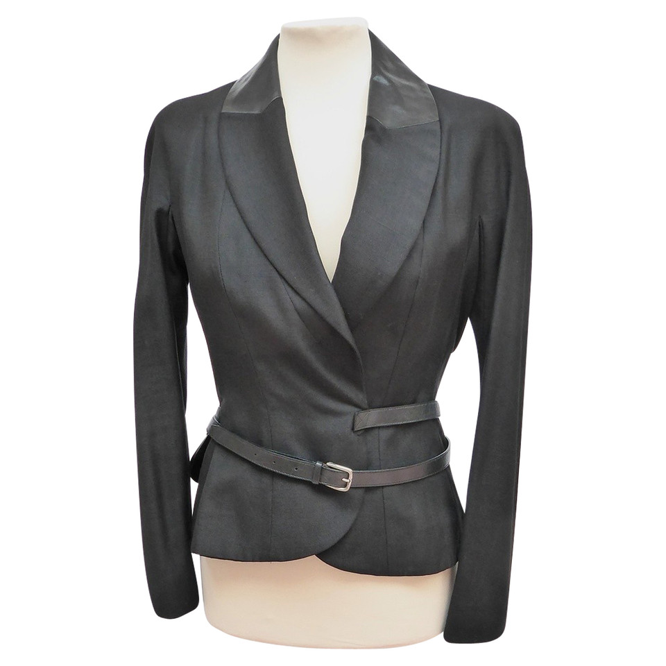 Christian Dior Wikkel blazer met riem