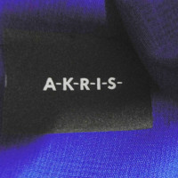 Akris Dress Wool in Blue