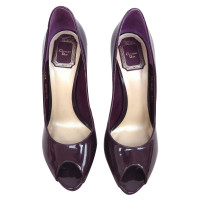 Christian Dior Peptoes patent leather