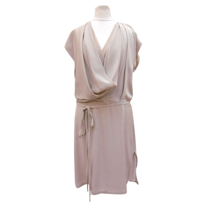 Diane Von Furstenberg Dress Silk in Beige