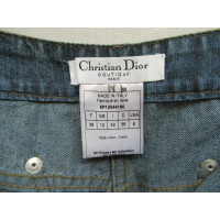Christian Dior Trousers Cotton in Blue