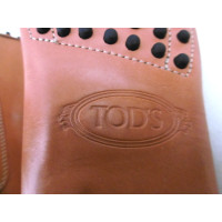 Tod's Slippers/Ballerina's Leer in Oranje