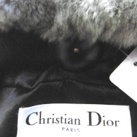 Christian Dior Giacca/Cappotto in Pelliccia in Grigio