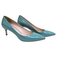 Miu Miu Pumps/Peeptoes Patent leather in Turquoise