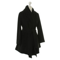 Vivienne Westwood Cappotto con collo alla coreana nero