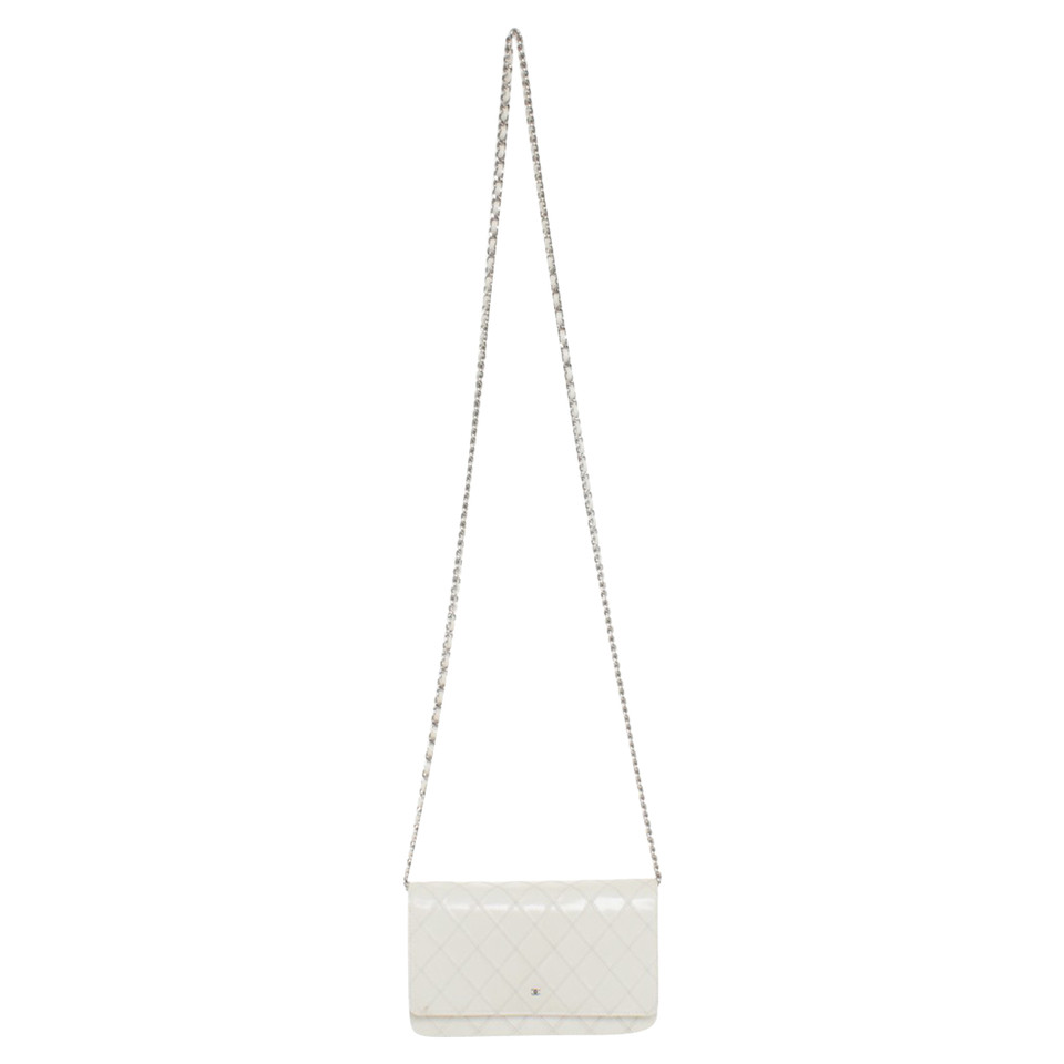 Chanel Wallet on Chain aus Leder in Weiß