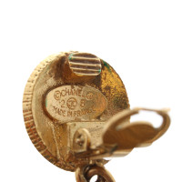 Chanel Goldfarbene Clip-Ohrringe 