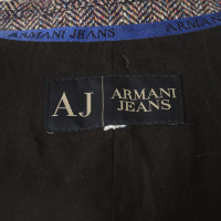 Armani Jeans Blazer avec motif de Web