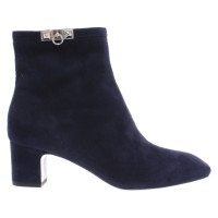 Hermès Ankle boots Leather in Blue