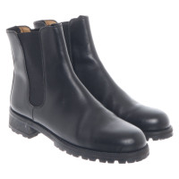 Hermès Ankle boots Leather in Black