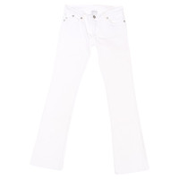 Victoria Beckham For Rock & Republic Jeans aus Baumwolle in Weiß