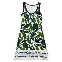 Marc Cain Robe en Coton en Vert