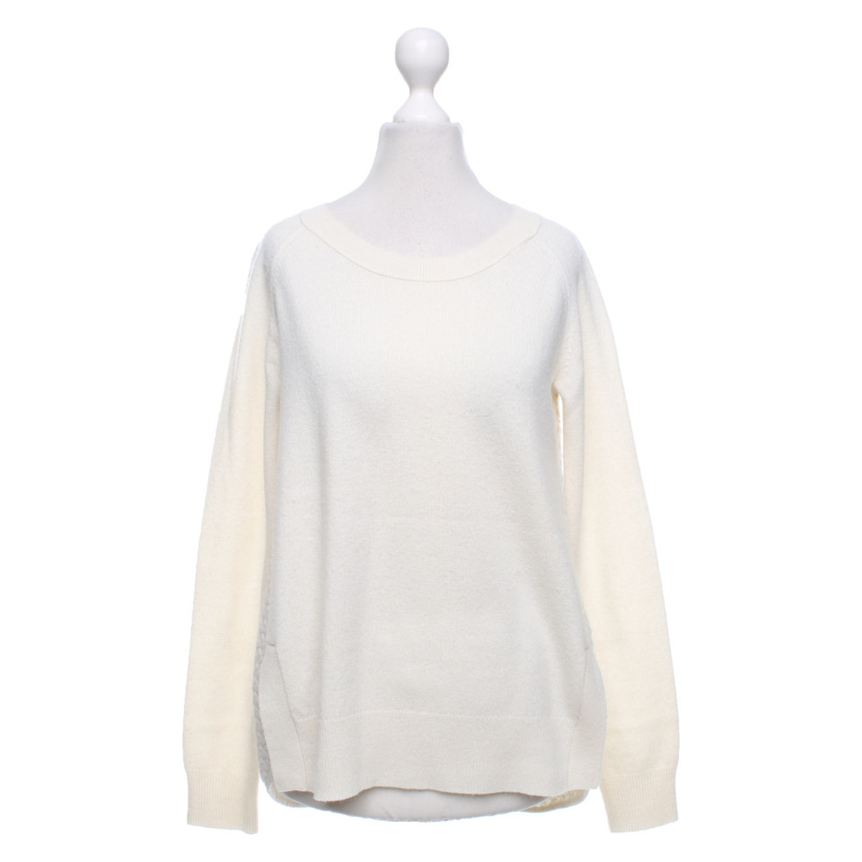 Allude Strick aus Wolle in Creme