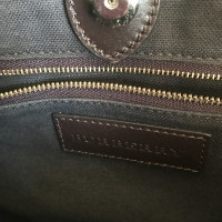 Burberry sac à bandoulière avec inserts en cuir