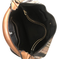 Burberry sac à bandoulière avec inserts en cuir
