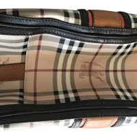 Burberry shoulder bag with leather inserts