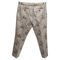 Bogner trousers with jacquard pattern