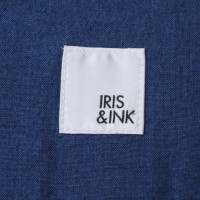 Iris & Ink Jeansblouse in blauw