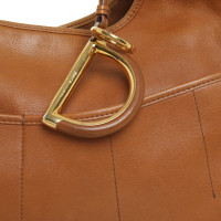 Christian Dior Handbag Leather in Brown