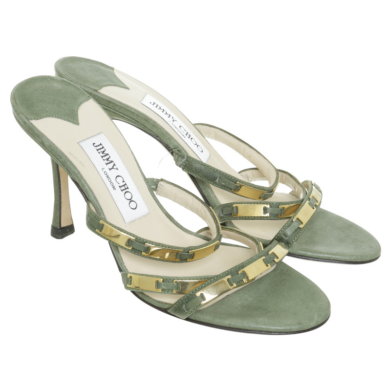 Jimmy Choo Sandals with metal plates