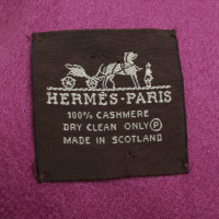 Hermès Sciarpa in cashmere in fucsia