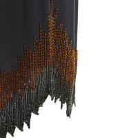 Philipp Plein Silk skirt with beads