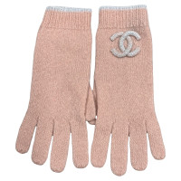 Chanel Handschuhe aus Kaschmir in Rosa / Pink