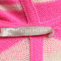 Altre marche Il Holygoat - Poncho cashmere beige / rosa