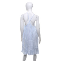 See By Chloé Gestreiftes Kleid in Blau/Weiß
