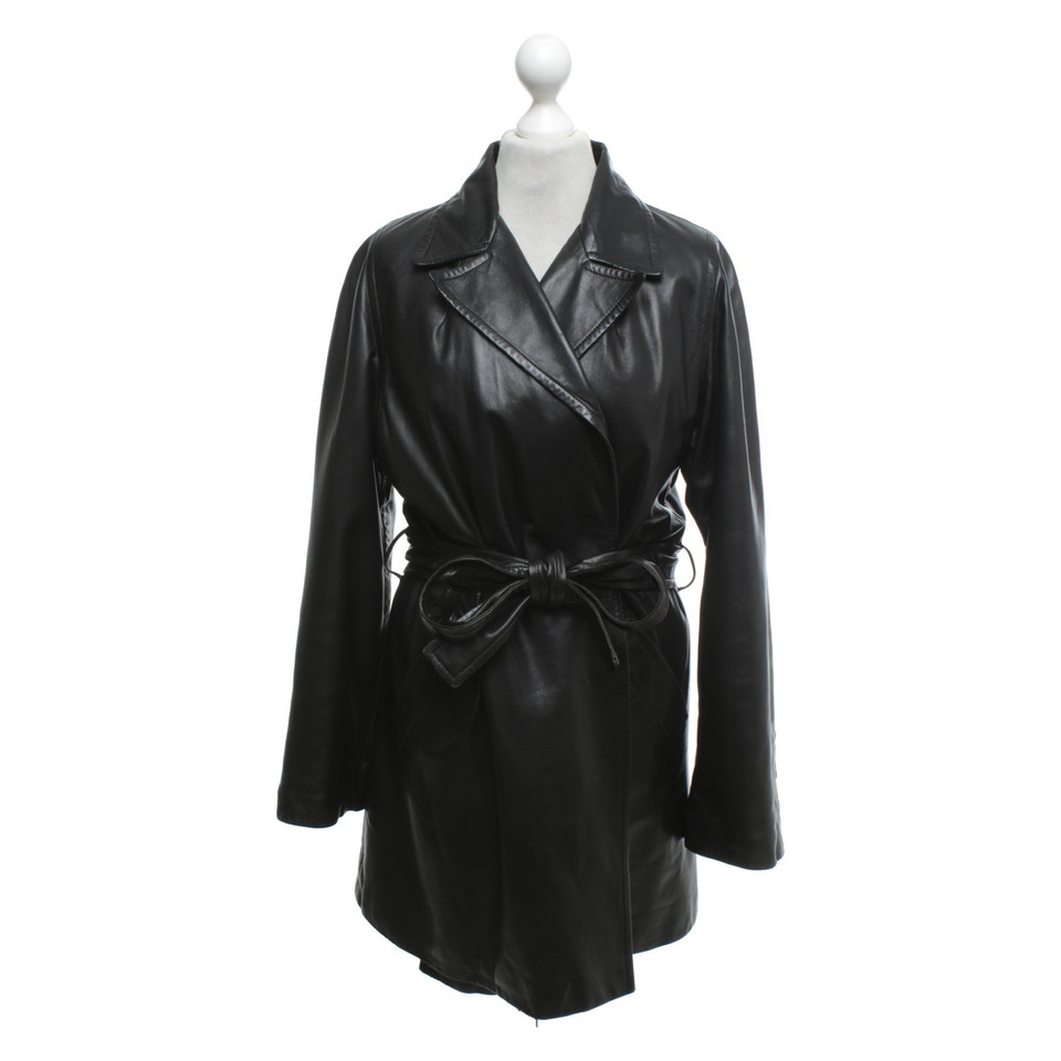 Nusco Leather coat in black