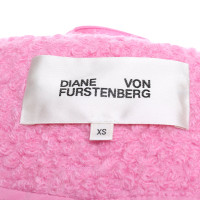 Diane Von Furstenberg Jacke/Mantel in Rosa / Pink
