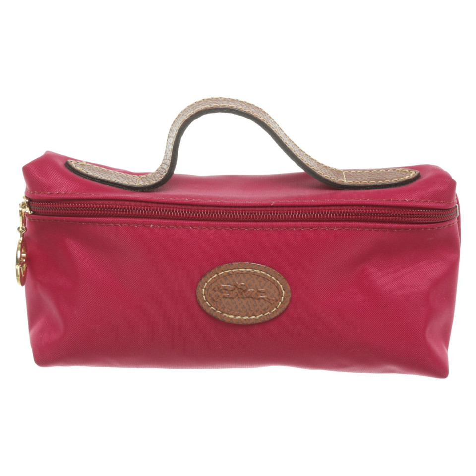 Longchamp Tasje/Portemonnee in Fuchsia