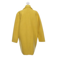 Stefanel Jacket/Coat Cotton in Yellow