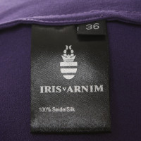 Iris Von Arnim Camicetta di seta viola