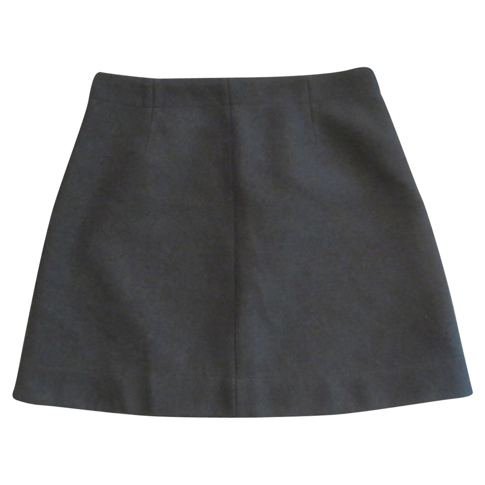 Cos Skirt Wool in Green