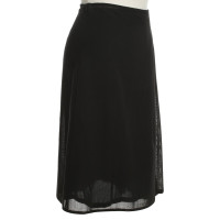 Jil Sander Wool skirt in black