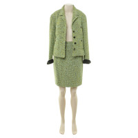 Chanel Tweed-Kostüm mit Muster 