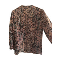 See By Chloé Silk blouse in pink/black/white