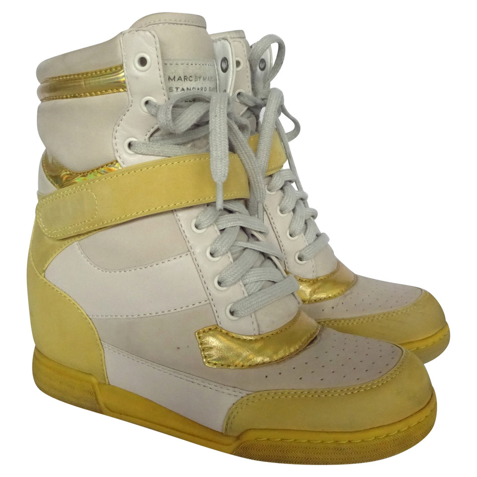 Marc By Marc Jacobs Sneaker-Wedges gemaakt van materiaalmix