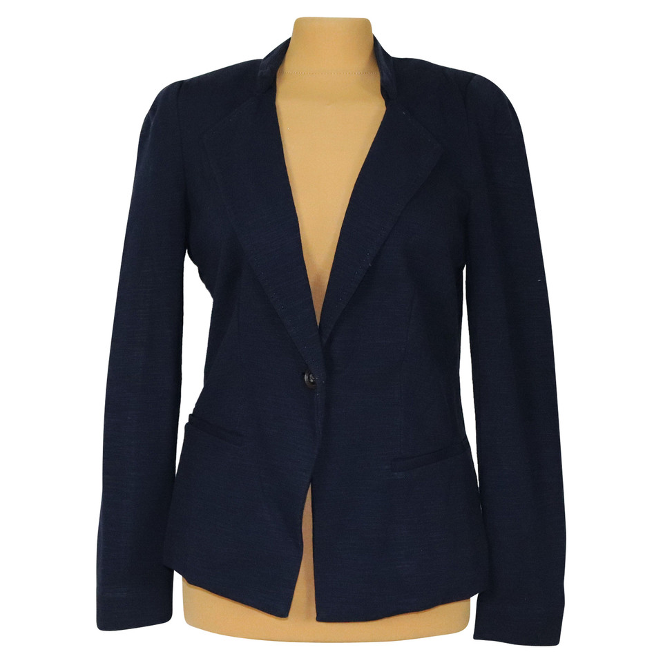 Diane Von Furstenberg Jacket/Coat Viscose in Blue