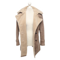 Oakwood Jacke/Mantel aus Leder in Braun