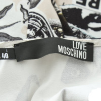 Moschino Love Robe avec motif imprimé