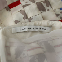 Diane Von Furstenberg Jupe en soie avec motif