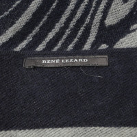 René Lezard Sciarpa in grigio e blu