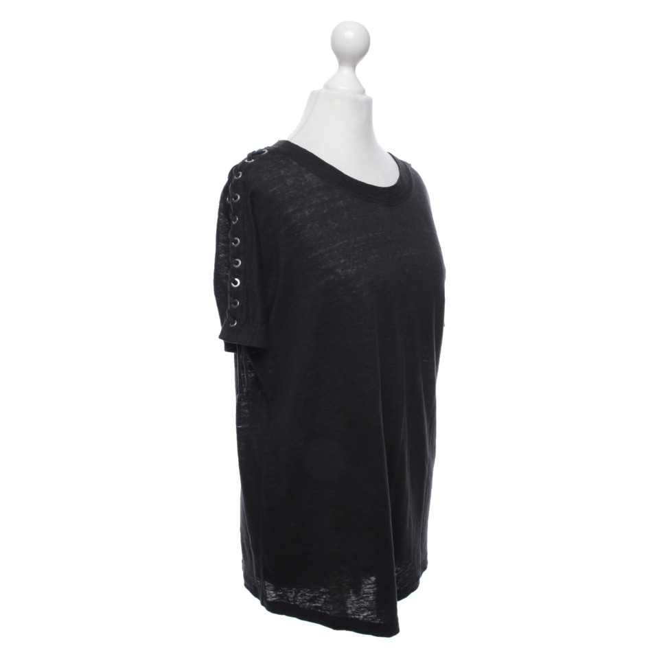 Iro Top Linen in Black