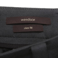 Windsor Hose aus Baumwolle in Grau