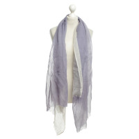 Armani Woven scarf in lilac / Light Gray